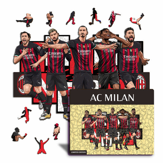 5 Joueurs AC Milan® - Puzzle en Bois
