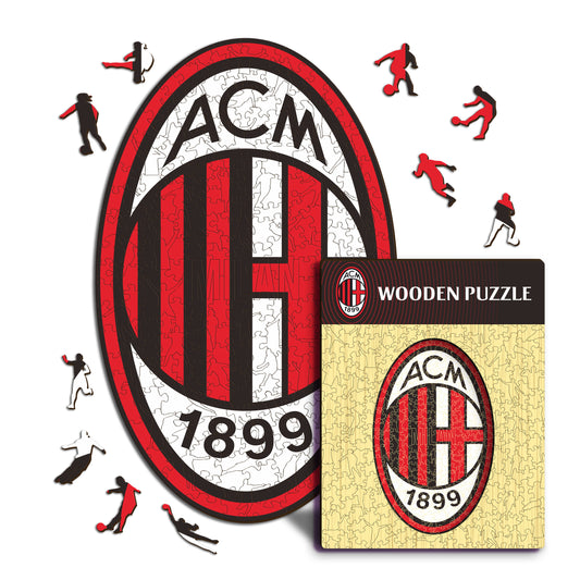 Logo AC Milan® - Puzzle en Bois
