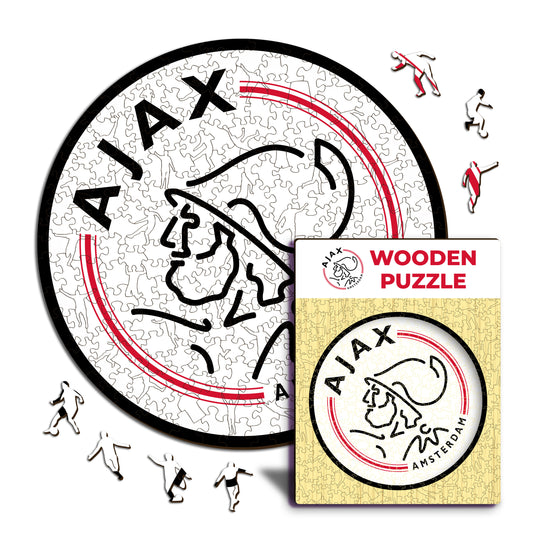 Logo FC Ajax Amsterdam® - Puzzle en Bois