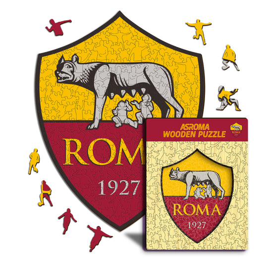 Logo AS Roma® - Puzzle en Bois