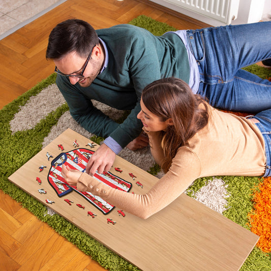 Maillot Atlético de Madrid® - Puzzle en Bois