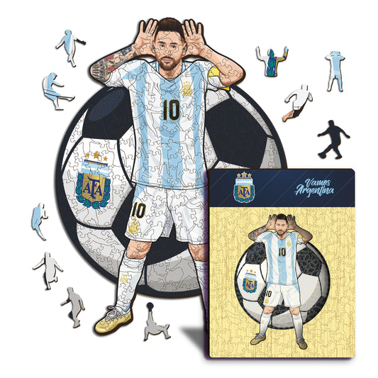 Lionel Messi - Puzzle en Bois
