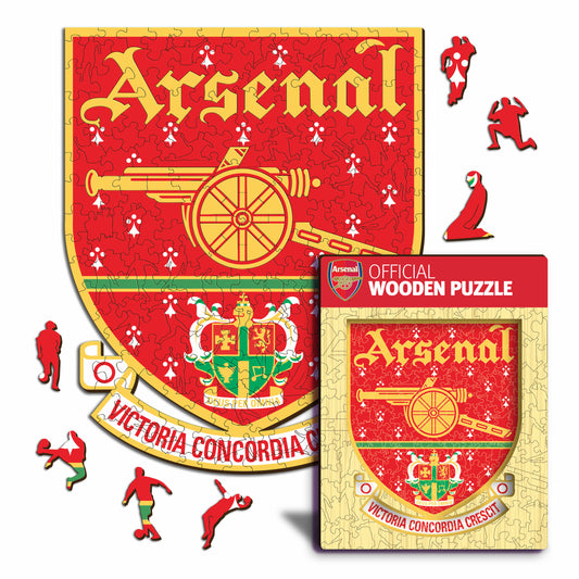 Logo Retro Arsenal FC® - Puzzle en Bois