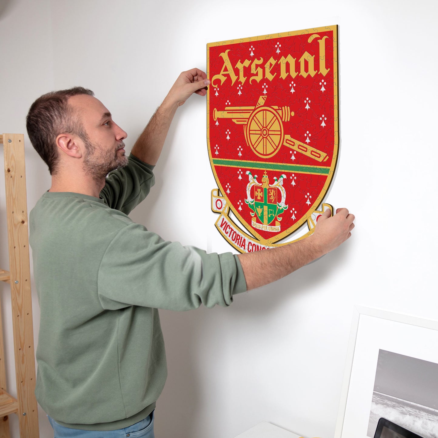 Logo Retro Arsenal FC® - Puzzle en Bois