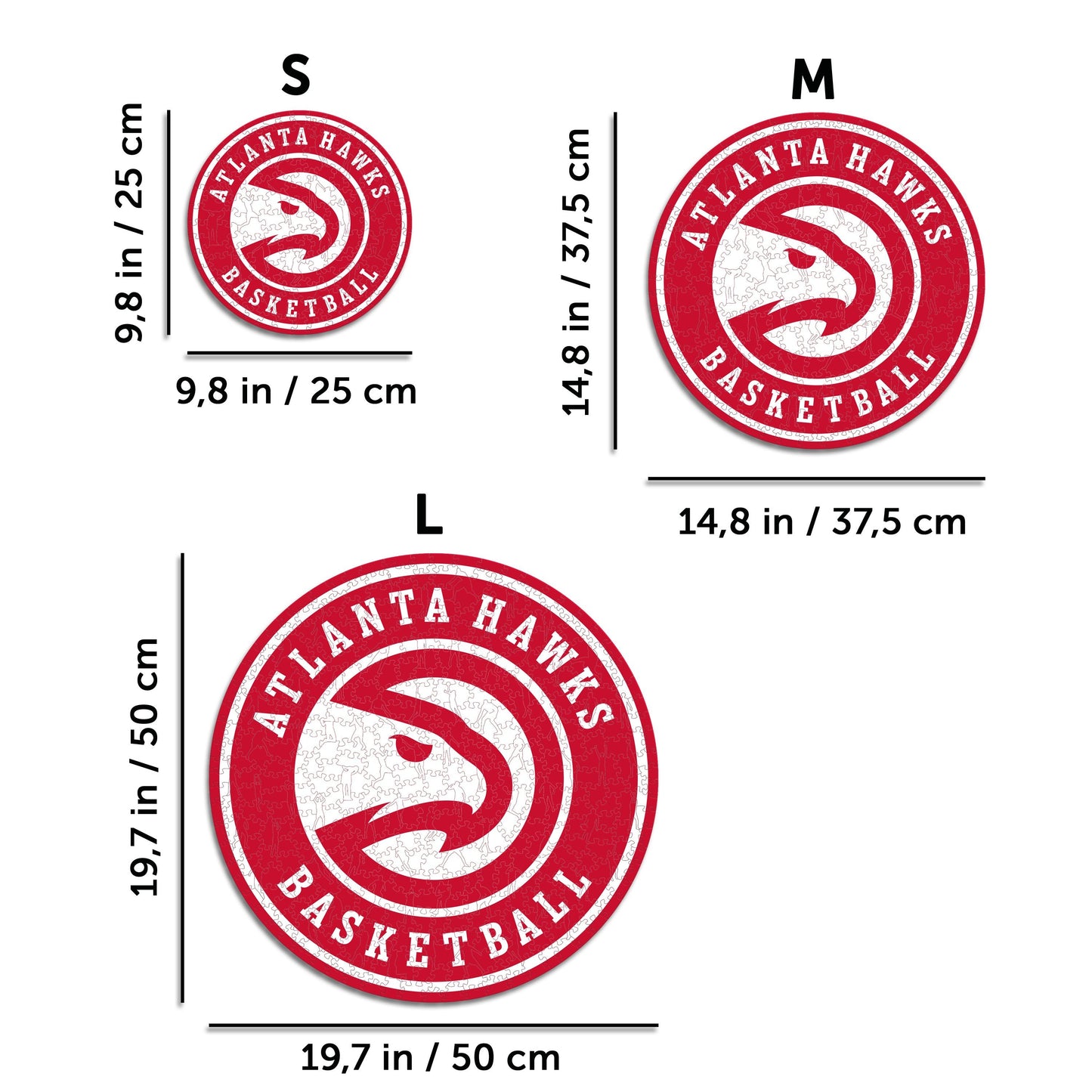 Atlanta Hawks™ - Puzzle en Bois