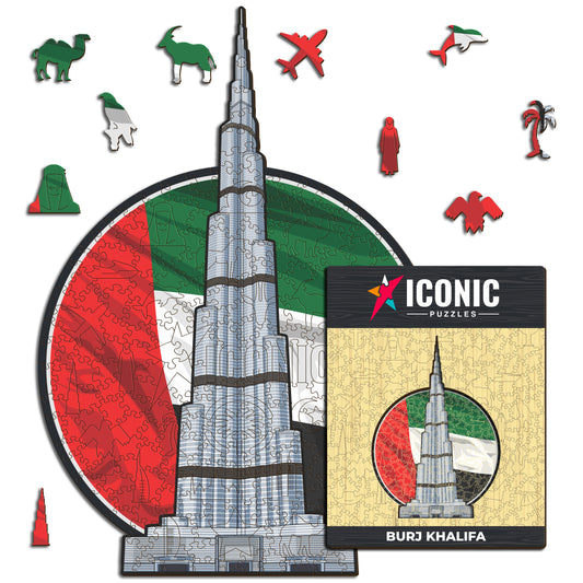 Burj Khalifa - Puzzle en Bois