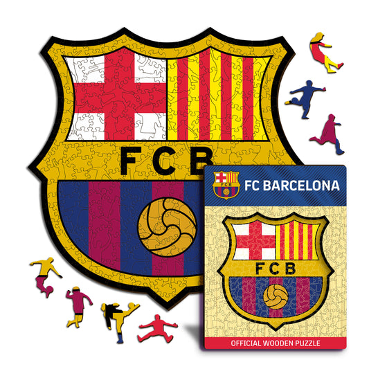 Logo FC Barcelona® - Puzzle en Bois
