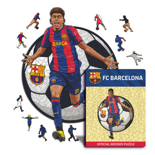 Lamine Yamal - Puzzle en Bois