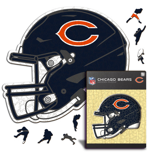 Casque Chicago Bears™ - Puzzle en Bois