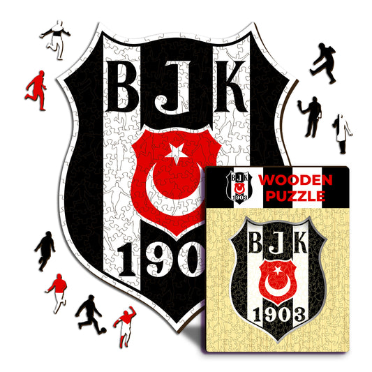Logo Beşiktaş S.K.® - Puzzle en Bois