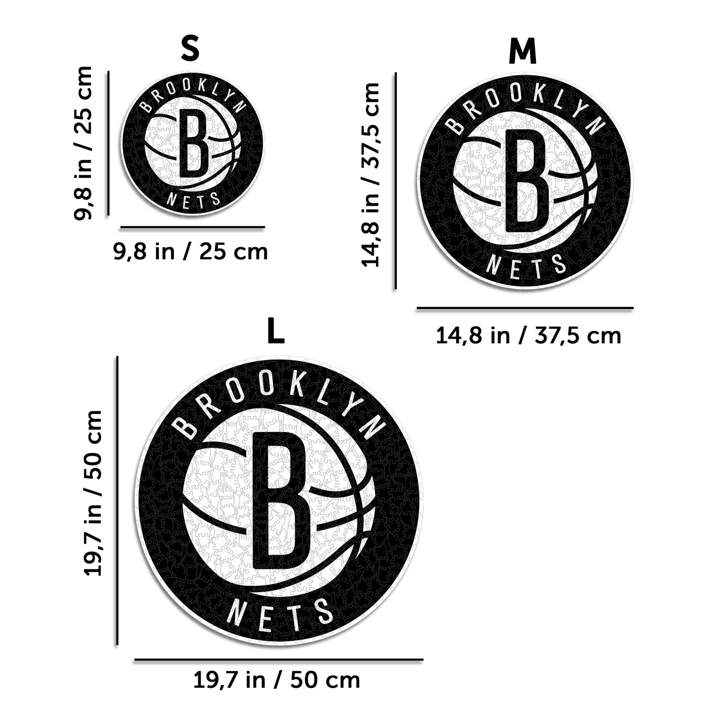 Brooklyn Nets™ - Puzzle en Bois