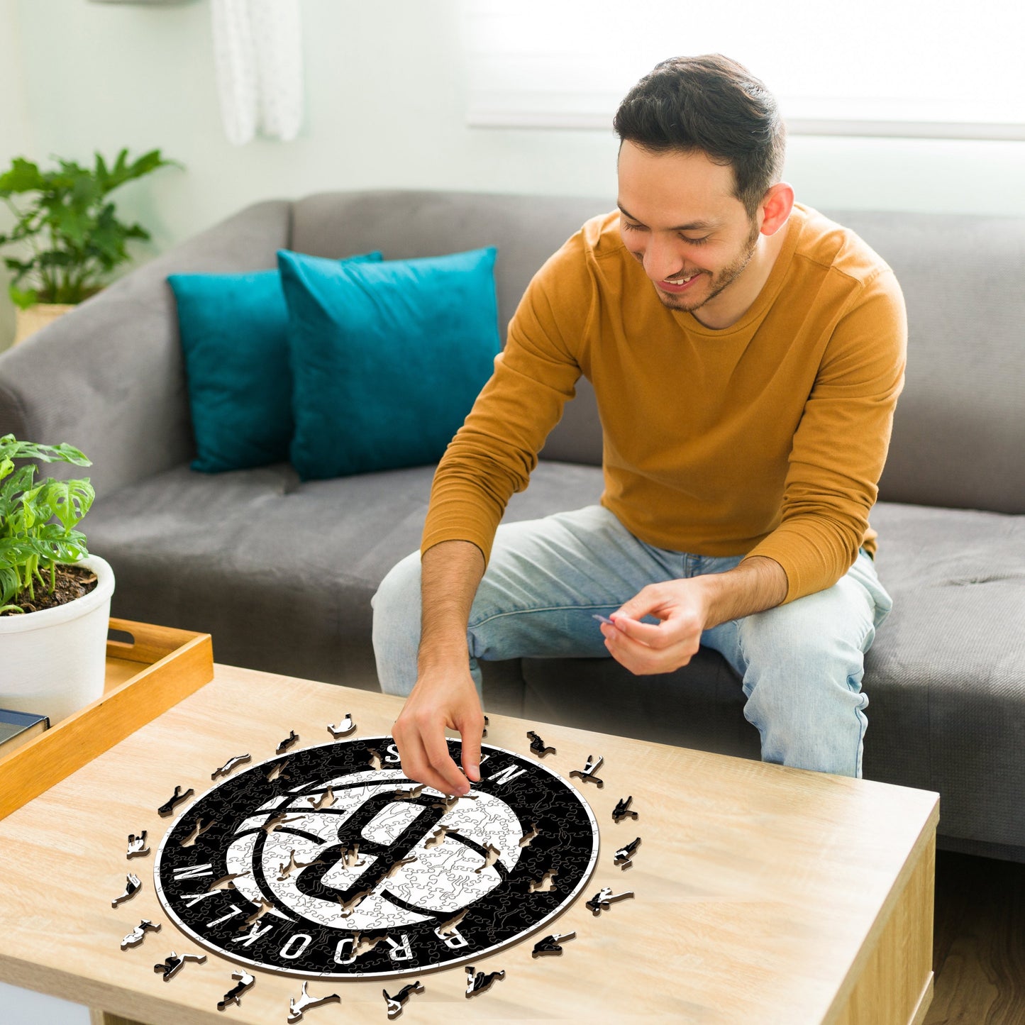 Brooklyn Nets™ - Puzzle en Bois