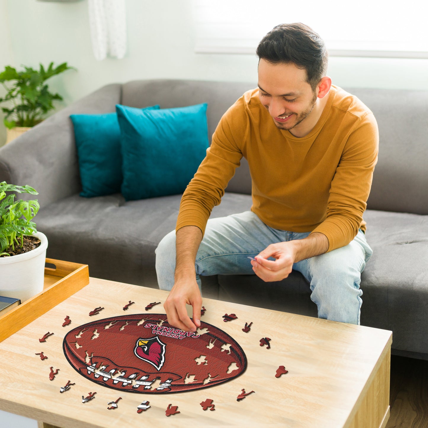Football Arizona Cardinals™ - Puzzle en Bois
