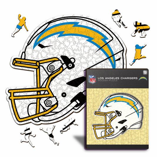Casque Los Angeles Chargers™ - Puzzle en Bois