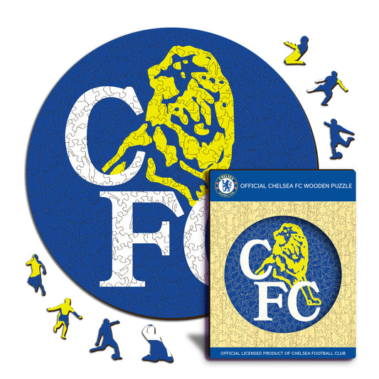 Retro Logo Chelsea FC® - Puzzle en Bois