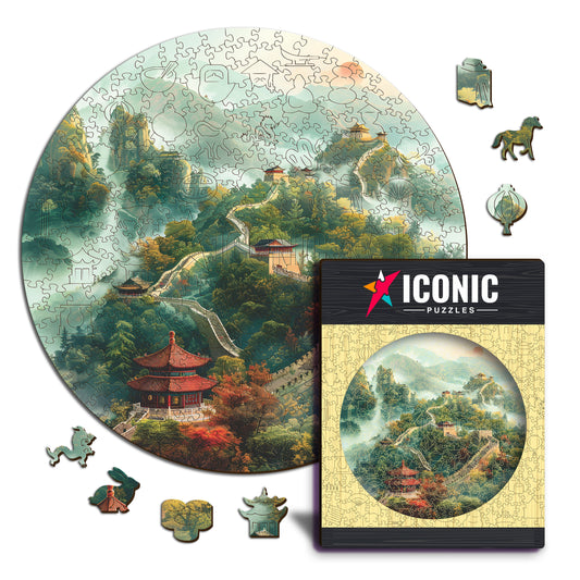 Grande Muraille de Chine - Puzzle en Bois