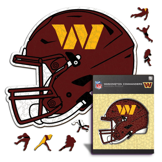 Casque Washington Commanders™ - Puzzle en Bois