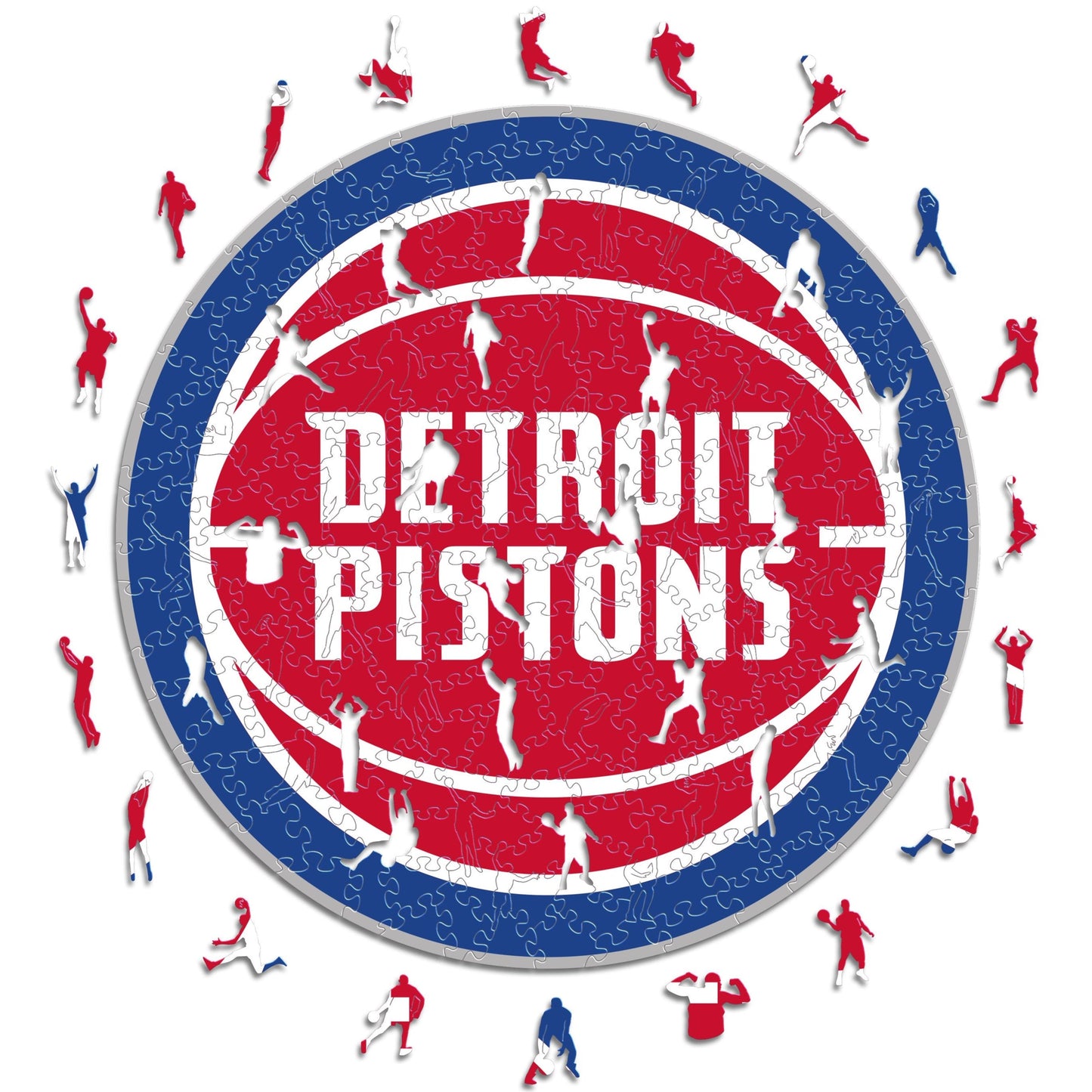 Detroit Pistons™ - Puzzle en Bois