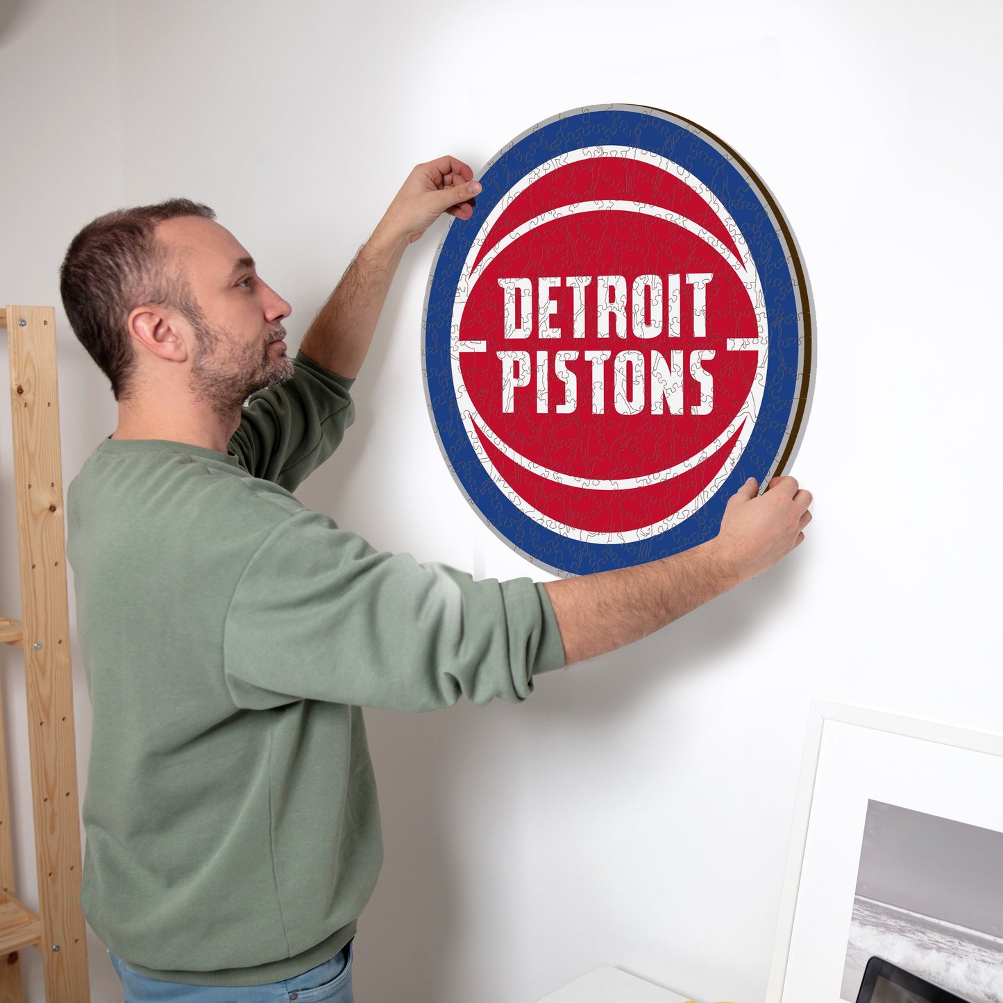 Detroit Pistons™ - Puzzle en Bois