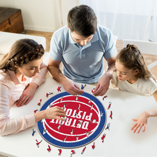 Detroit Pistons™ - Puzzle en Bois