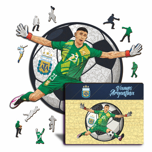 Dibu Martinez - Puzzle en Bois