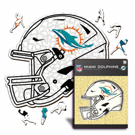 Casque Miami Dolphins™ - Puzzle en Bois