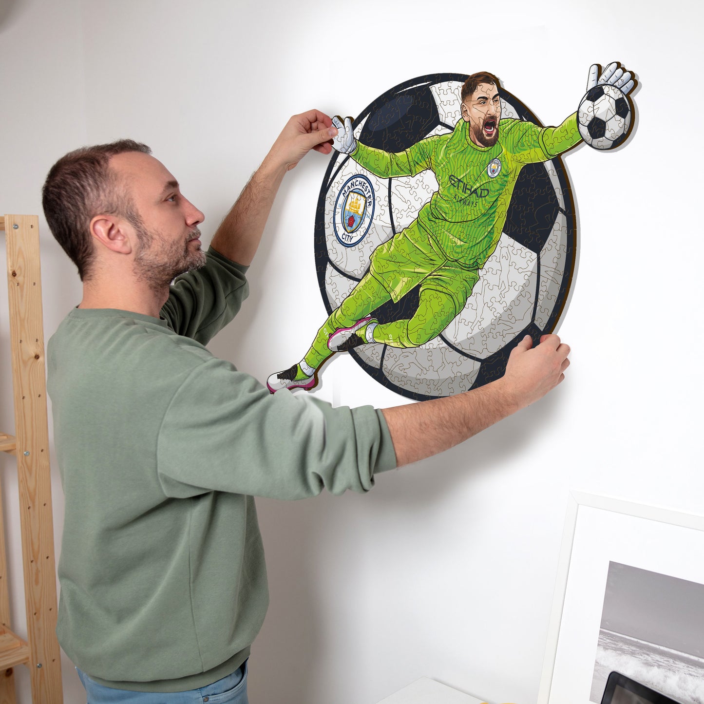 Gianluigi Donnarumma - Puzzle en Bois