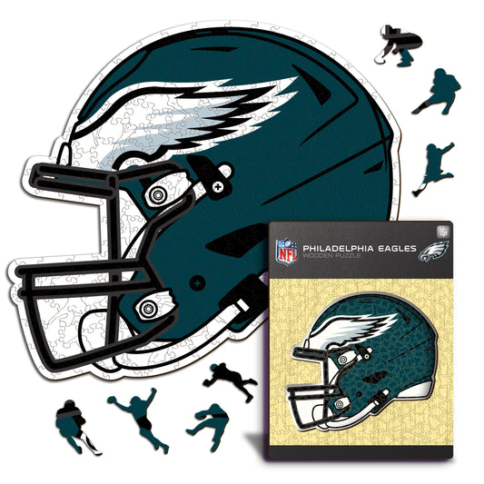 Casque Philadelphia Eagles™ - Puzzle en Bois