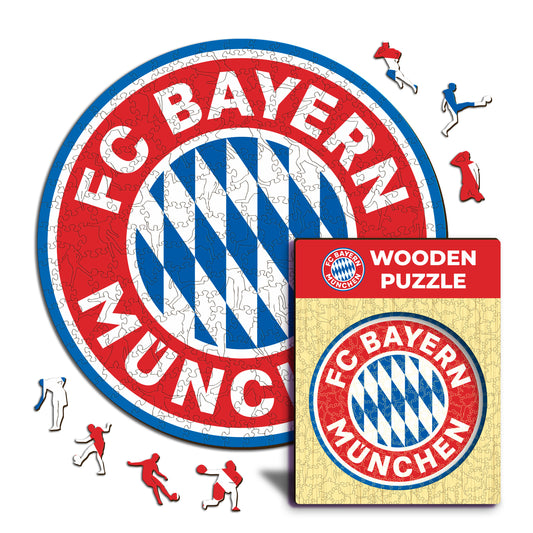 Logo FC Bayern Munich® - Puzzle en Bois