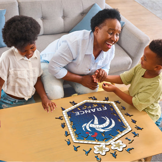 Logo Équipe de France® - Puzzle en Bois