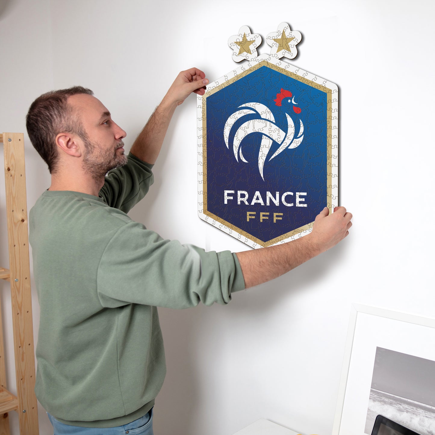 Logo Équipe de France® - Puzzle en Bois