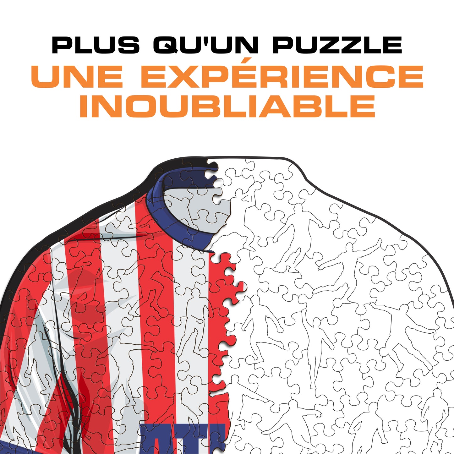Maillot Atlético de Madrid® - Puzzle en Bois