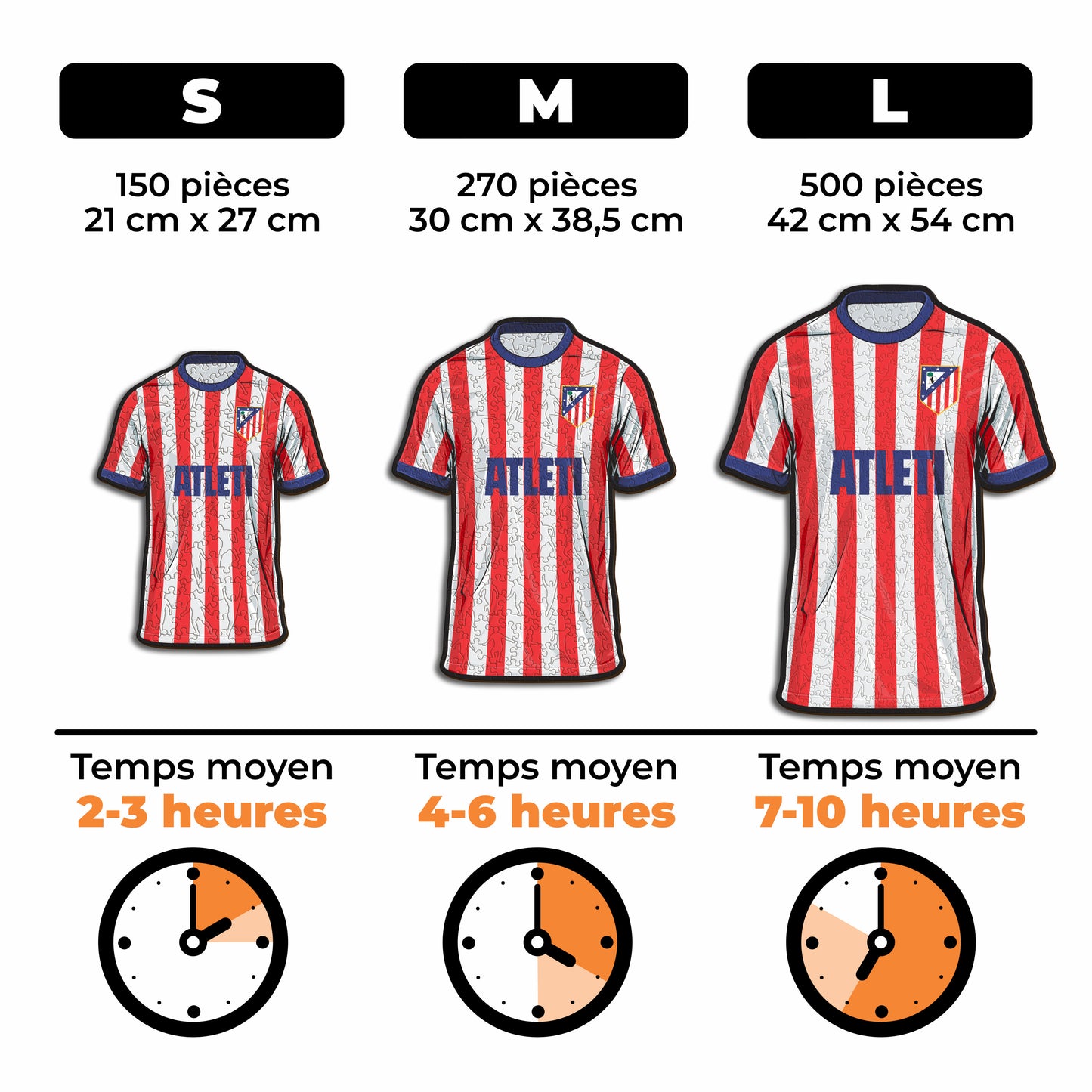 Maillot Atlético de Madrid® - Puzzle en Bois
