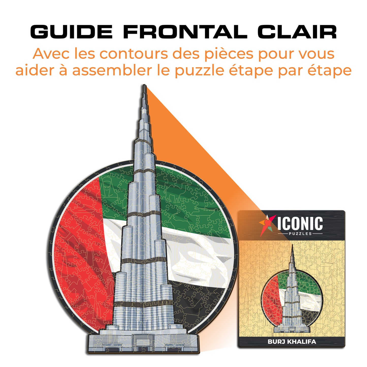 Burj Khalifa - Puzzle en Bois