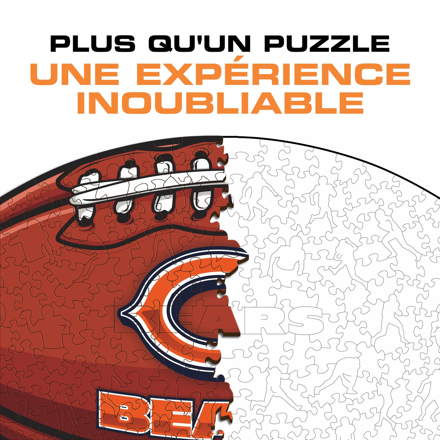 Football Chicago Bears™ - Puzzle en Bois
