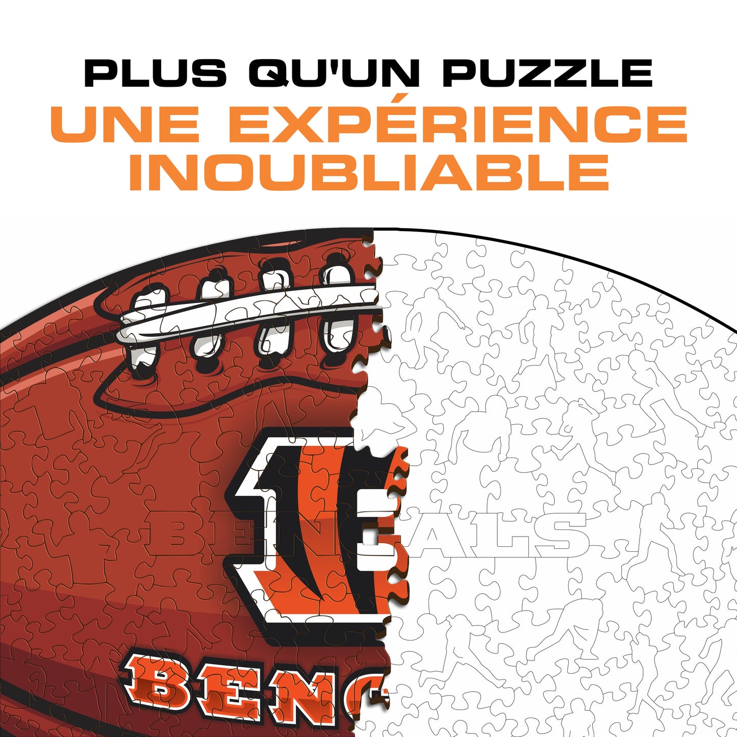 Football Cincinnati Bengals™ - Puzzle en Bois