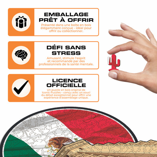 Chichén Itzá - Puzzle en Bois