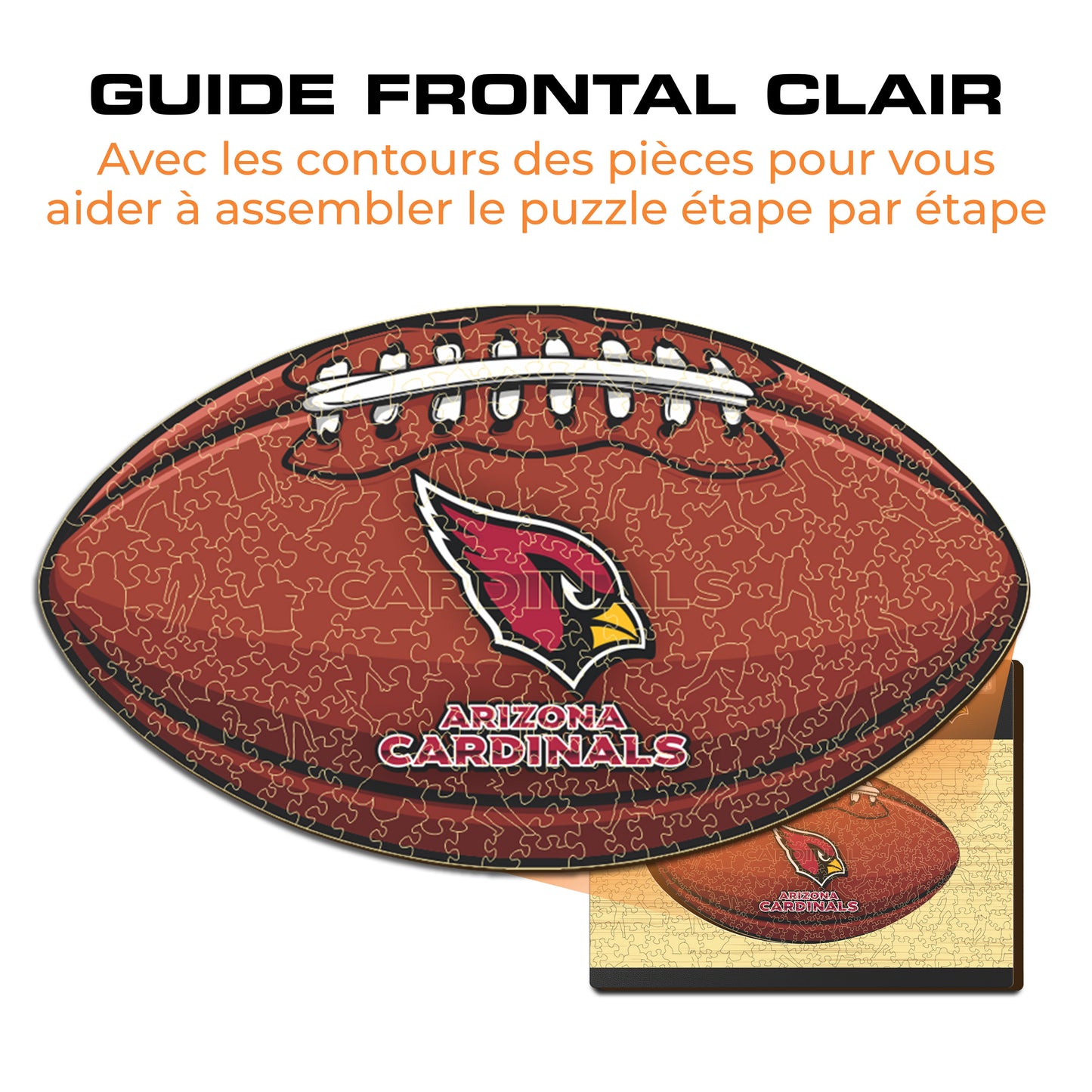 Football Arizona Cardinals™ - Puzzle en Bois