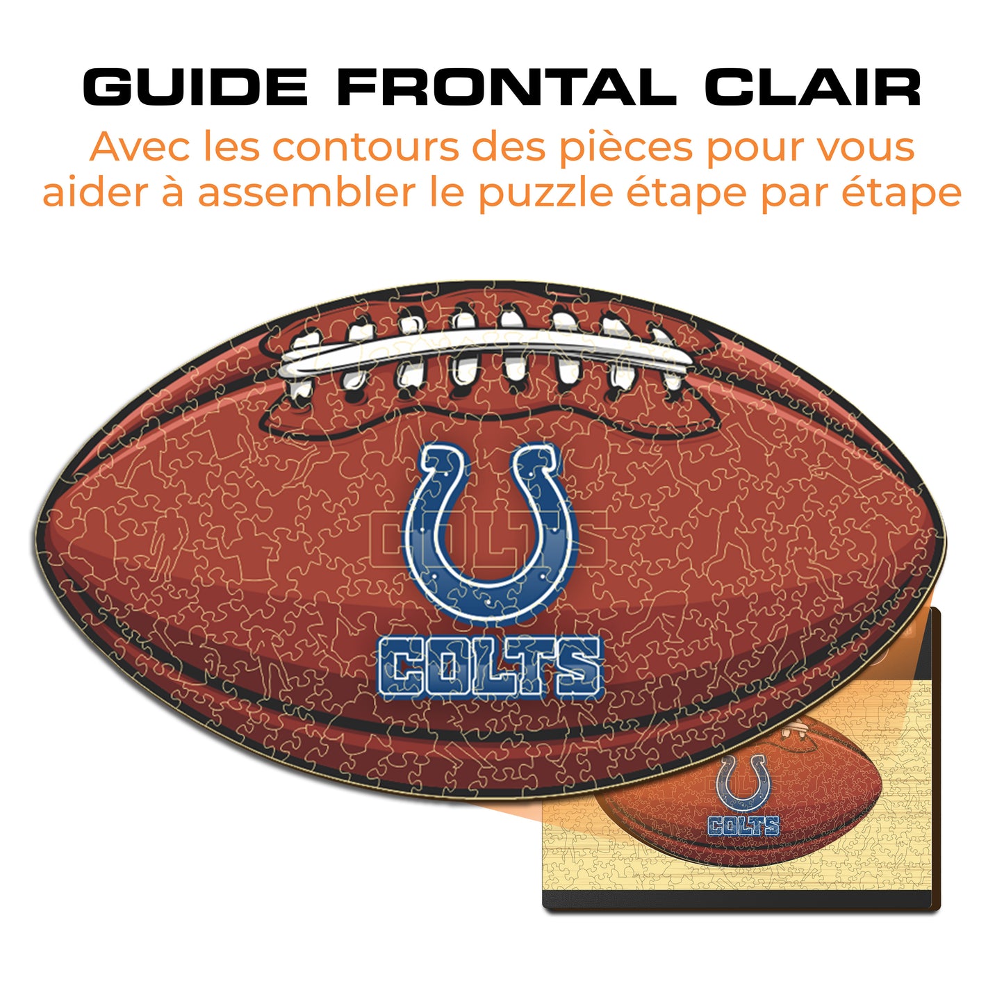 Football Indianapolis Colts™ - Puzzle en Bois