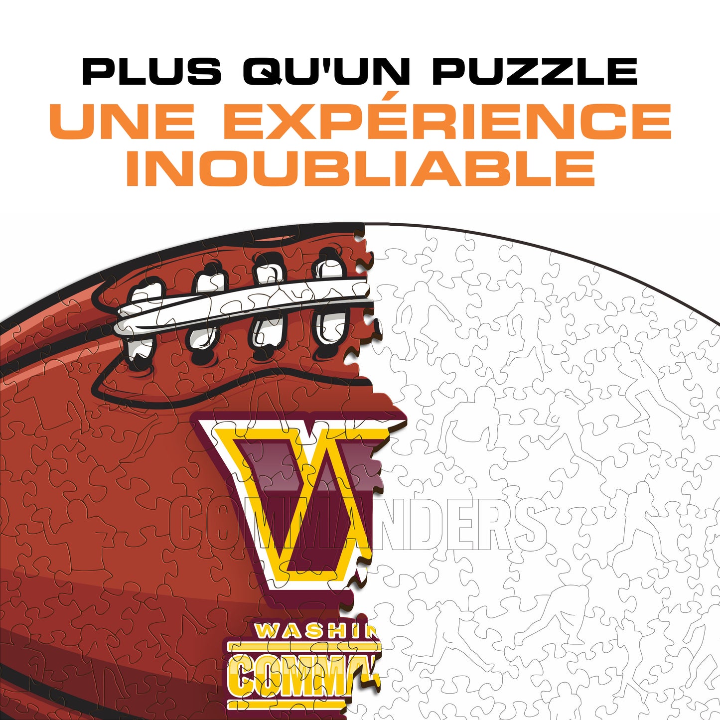 Football Washington Commanders™ - Puzzle en Bois