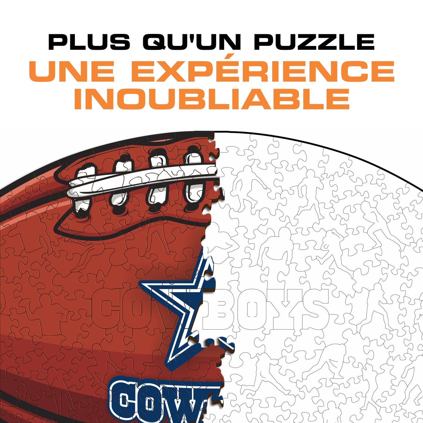 Football Dallas Cowboys™ - Puzzle en Bois