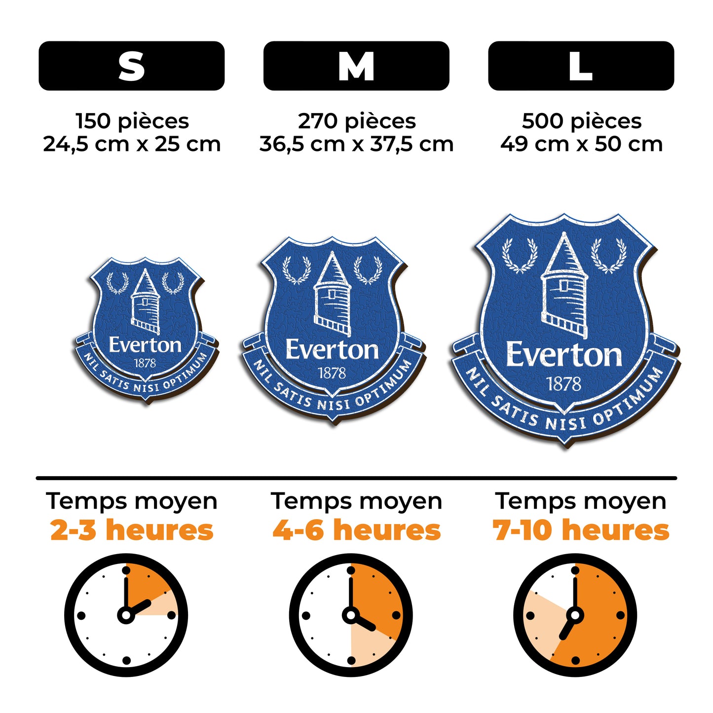 Logo Everton FC® - Puzzle en Bois