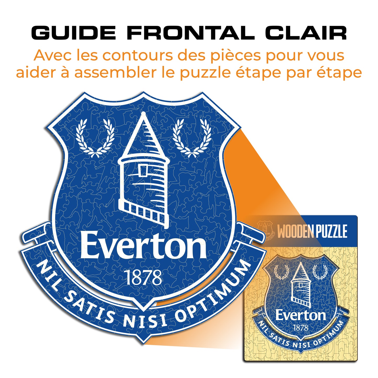 Logo Everton FC® - Puzzle en Bois
