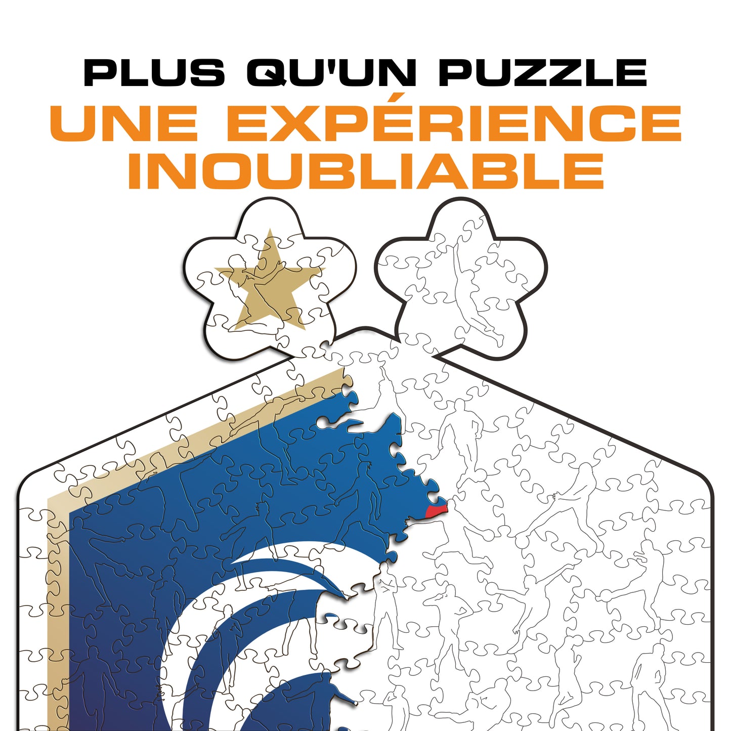 Logo Équipe de France® - Puzzle en Bois