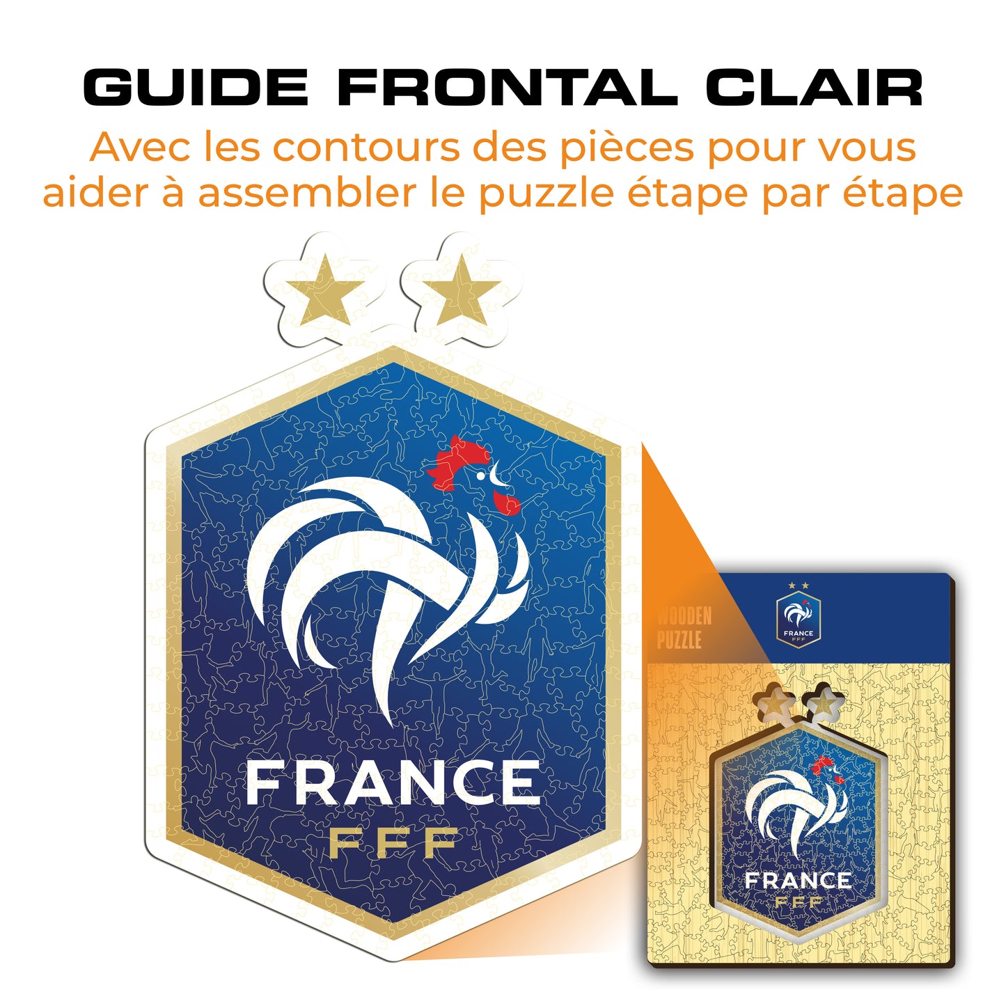 Logo Équipe de France® - Puzzle en Bois