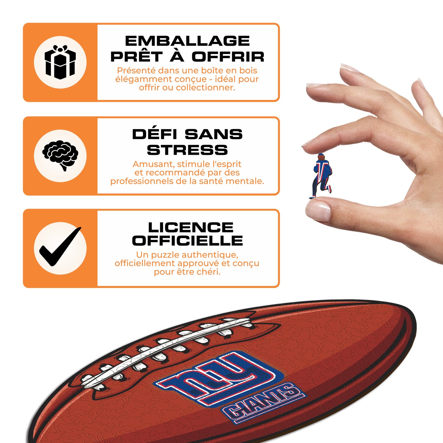 Football New York Giants™ - Puzzle en Bois