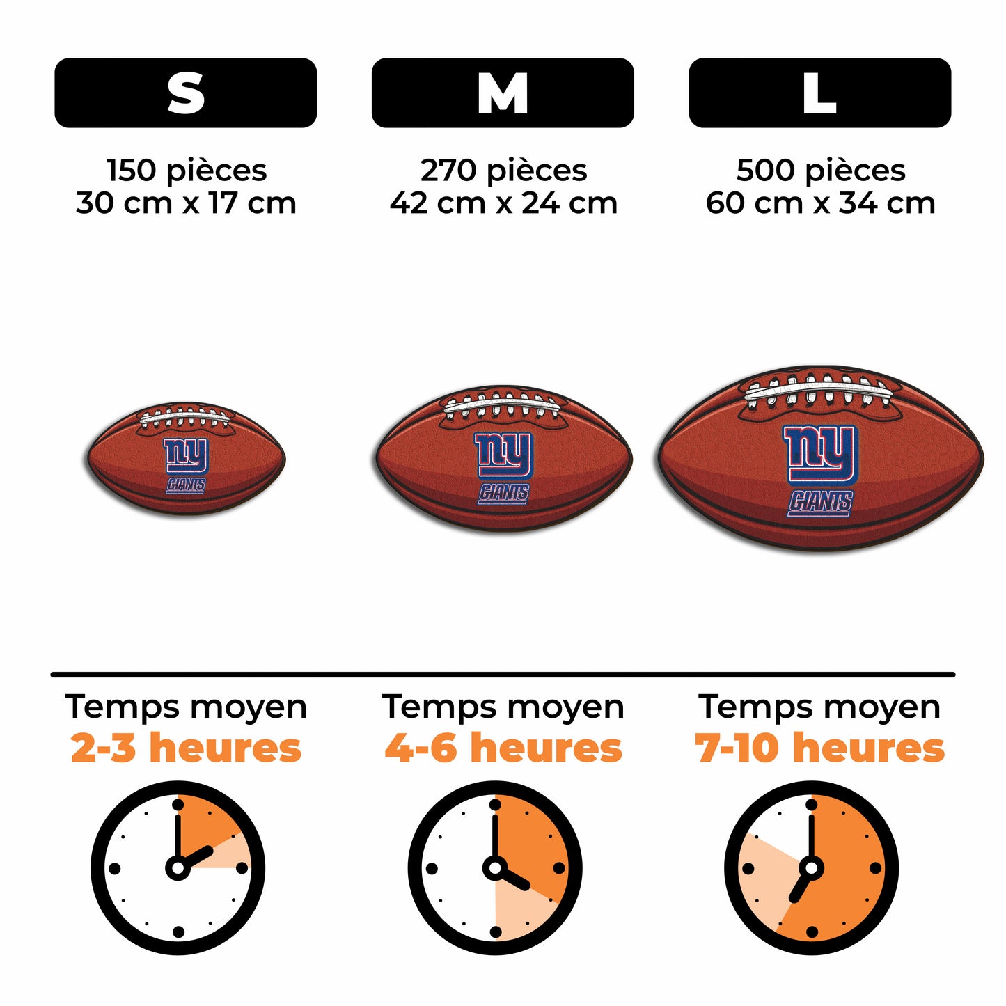 Football New York Giants™ - Puzzle en Bois