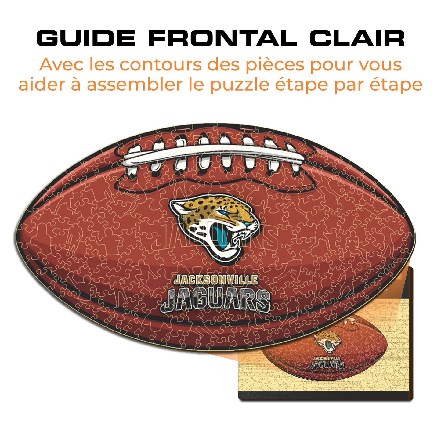 Football Jacksonville Jaguars™ - Puzzle en Bois