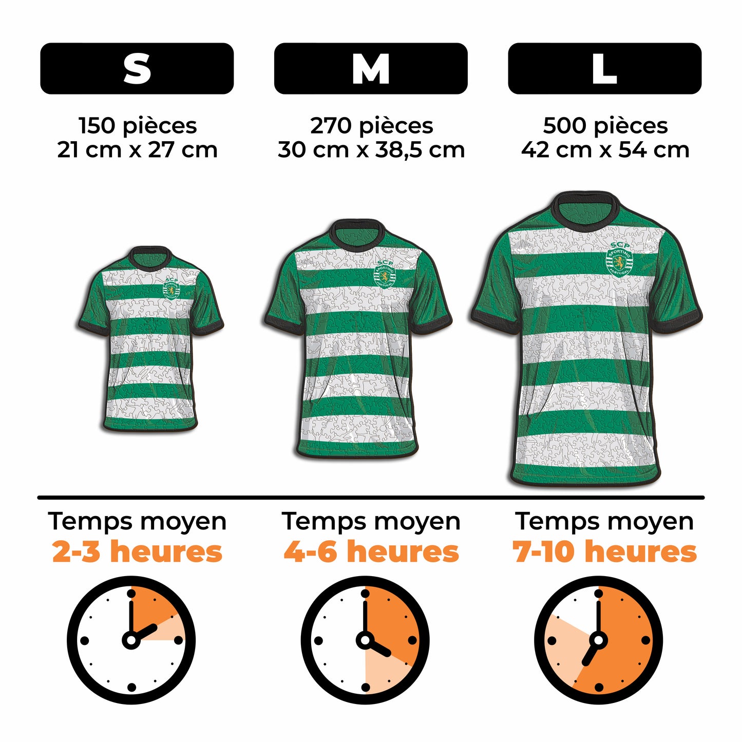 Maillot Sporting CP® - Puzzle en Bois