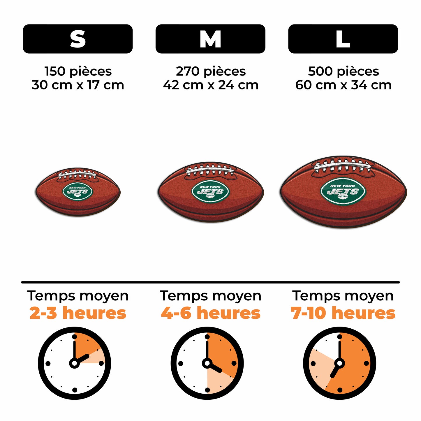 Football New York Jets™ - Puzzle en Bois